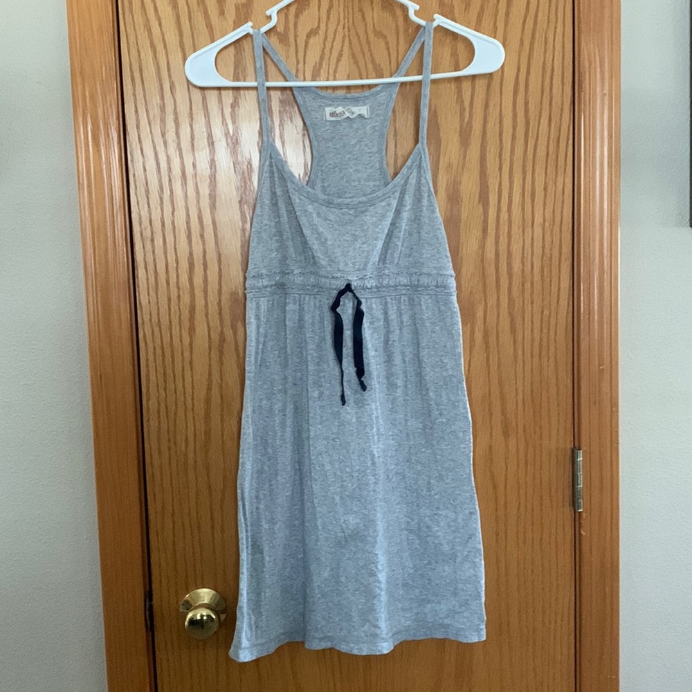 Hollister gray tank top dress Sz L